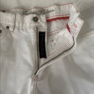 Indigo Palm Classic white jeans